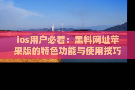 ios用户必看：黑料网址苹果版的特色功能与使用技巧详解