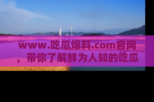 www.吃瓜爆料.com官网,带你了解鲜为人知的吃瓜故事与内幕!