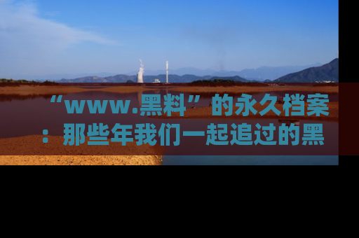 “www.黑料”的永久档案：那些年我们一起追过的黑料真相
