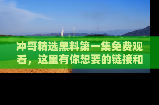 冲哥精选黑料第一集免费观看，这里有你想要的链接和内幕！