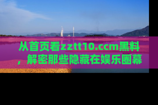 从首页看zztt10.ccm黑料，解密那些隐藏在娱乐圈幕后的丑闻故事！