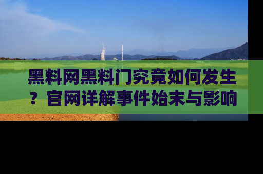 黑料网黑料门究竟如何发生？官网详解事件始末与影响