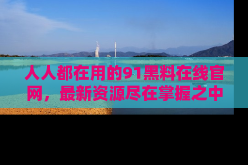 人人都在用的91黑料在线官网,最新资源尽在掌握之中