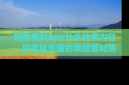 网曝黑料app分享独家内容,探索娱乐圈的黑暗面和黑料