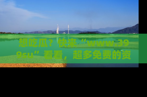 想吃瓜？快来“www.399su”看看，超多免费的资源让你尽情享受！