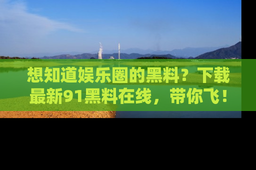 想知道娱乐圈的黑料？下载最新91黑料在线，带你飞！