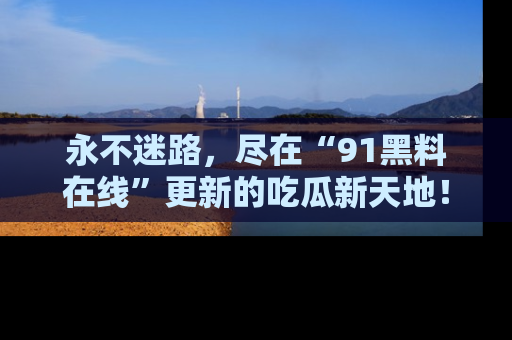 永不迷路,尽在“91黑料在线”更新的吃瓜新天地!