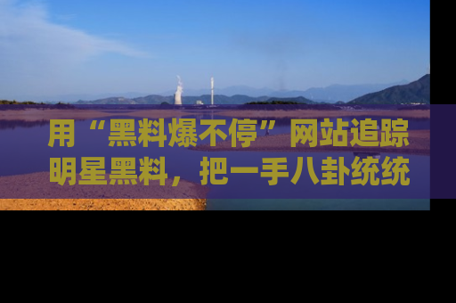 用“黑料爆不停”网站追踪明星黑料，把一手八卦统统收进你的后宫中！