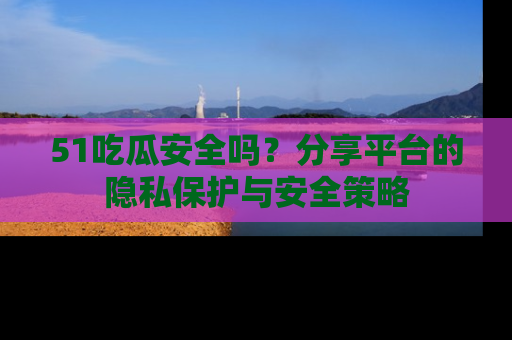 51吃瓜安全吗？分享平台的隐私保护与安全策略