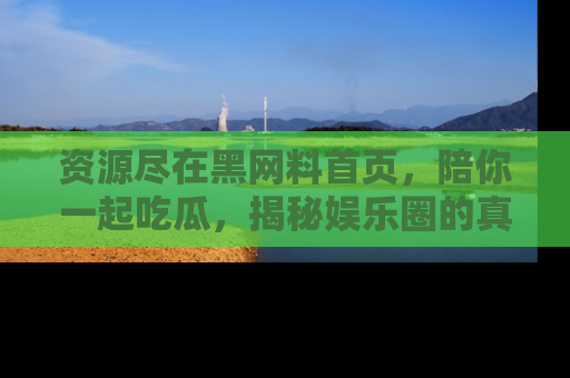 资源尽在黑网料首页,陪你一起吃瓜,揭秘娱乐圈的真实内幕